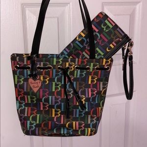 Dooney and Bourke bucket purse & matching wristlet